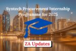 Syntech Procurement Internship Programme for 2025