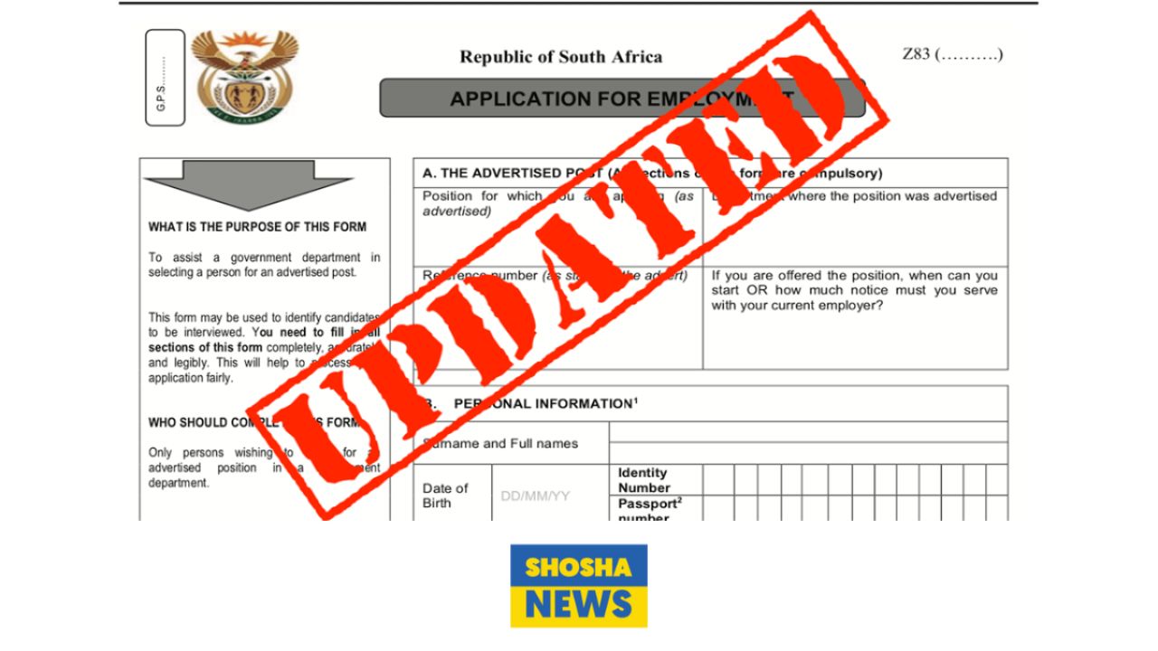 Shoshanews CO ZA Application Form