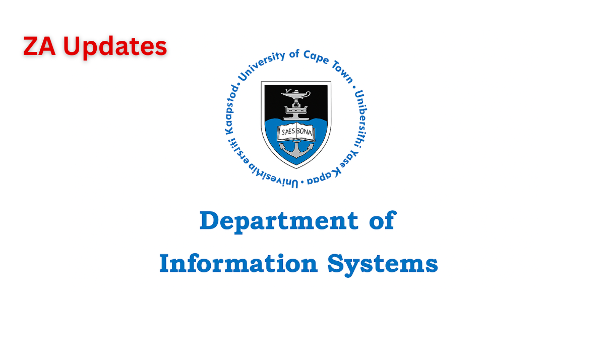 UCT Department of Information Systems Bursary