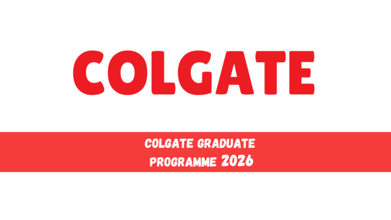 Colgate Graduate Programme 2026