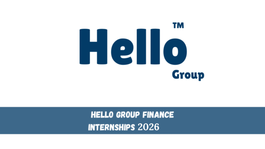 Hello Group Finance Internships 2026