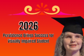 Persistence Brings Success for Visually Impaired Student