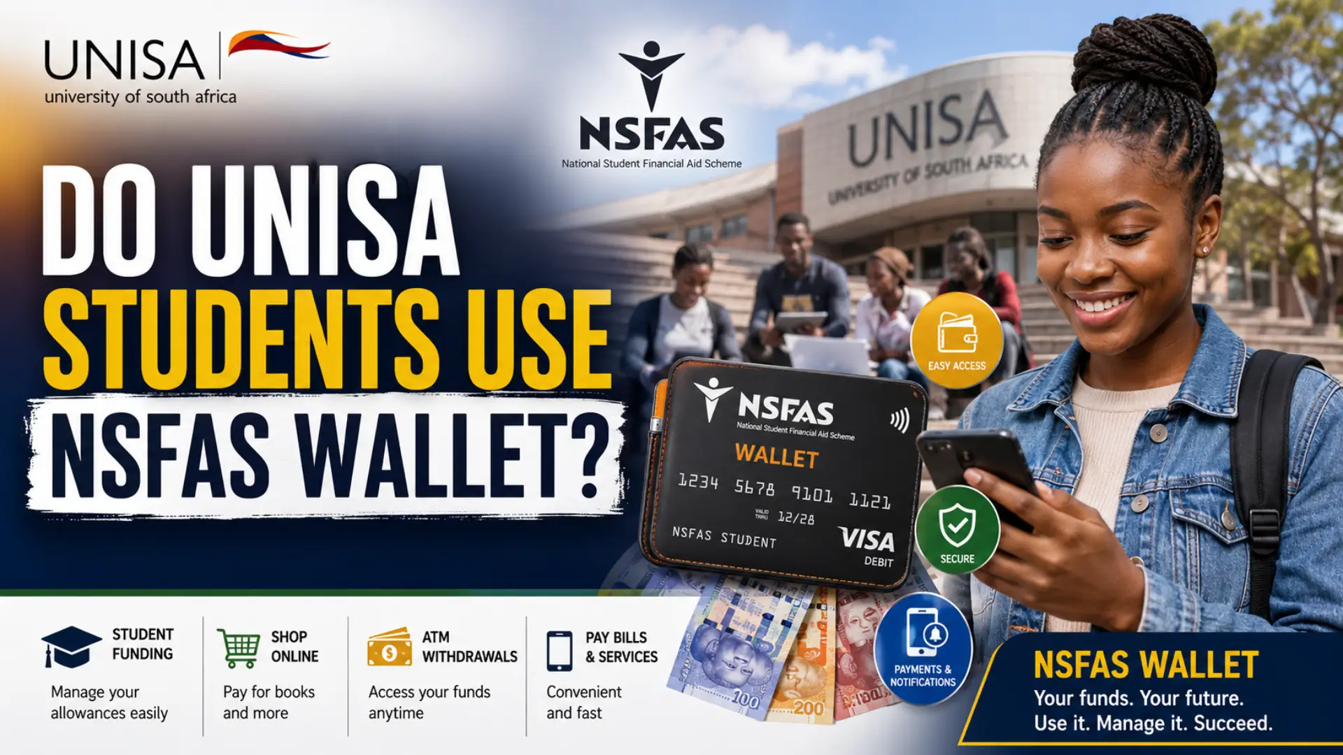 Do UNISA Students Use NSFAS Wallet?