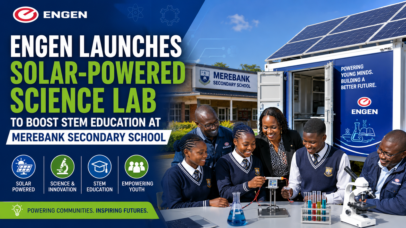 Engen Launches Solar-Powered Science Lab for STEM Education