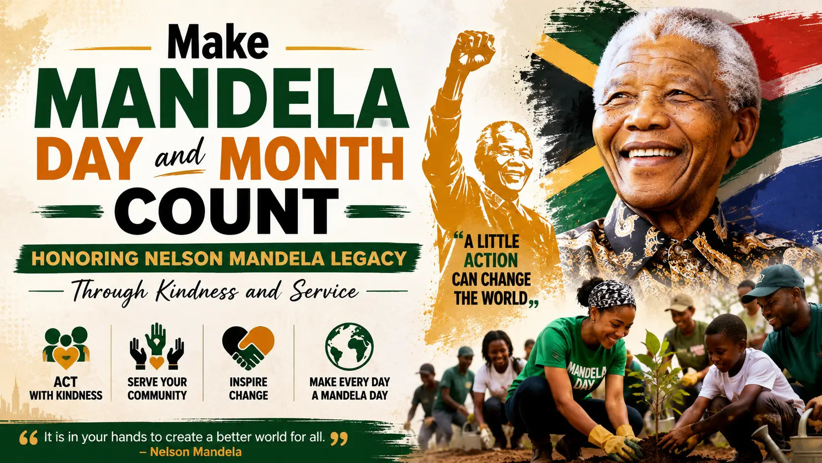 Make Mandela Day and Month Count: