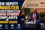 New Deputy Minister Visits Unisa to Address NSFAS