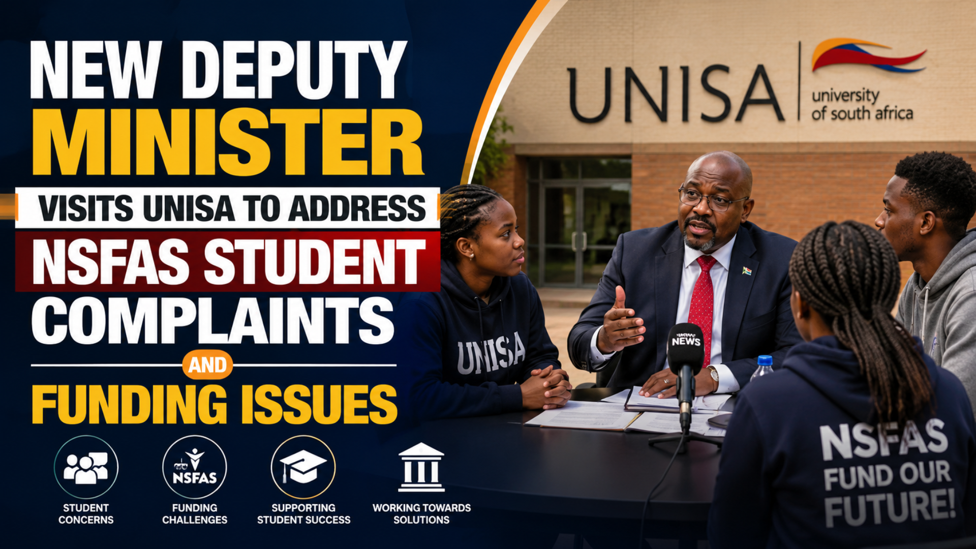 New Deputy Minister Visits Unisa to Address NSFAS
