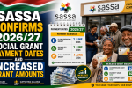 SASSA Confirms 2026/27 Social Grant Payment Dates and Increased Grant Amounts