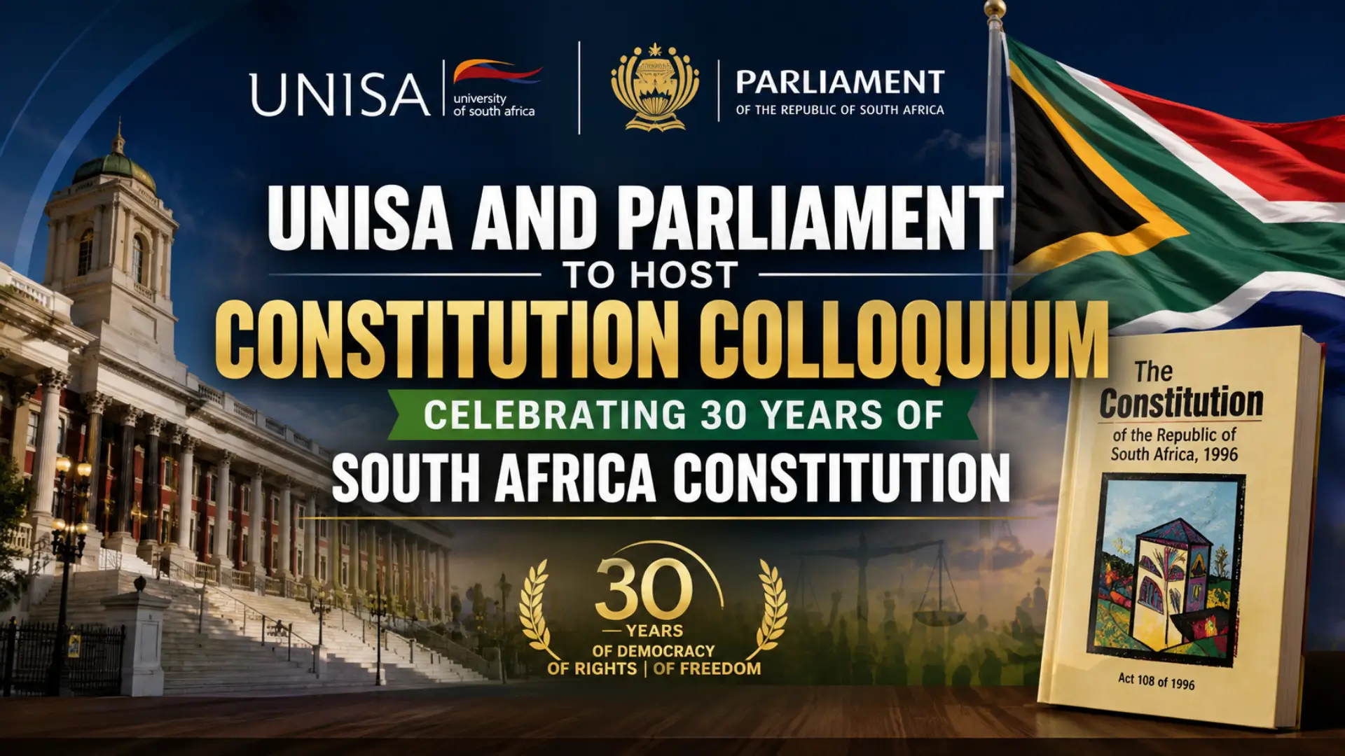 Unisa and Parliament to Host Constitution
