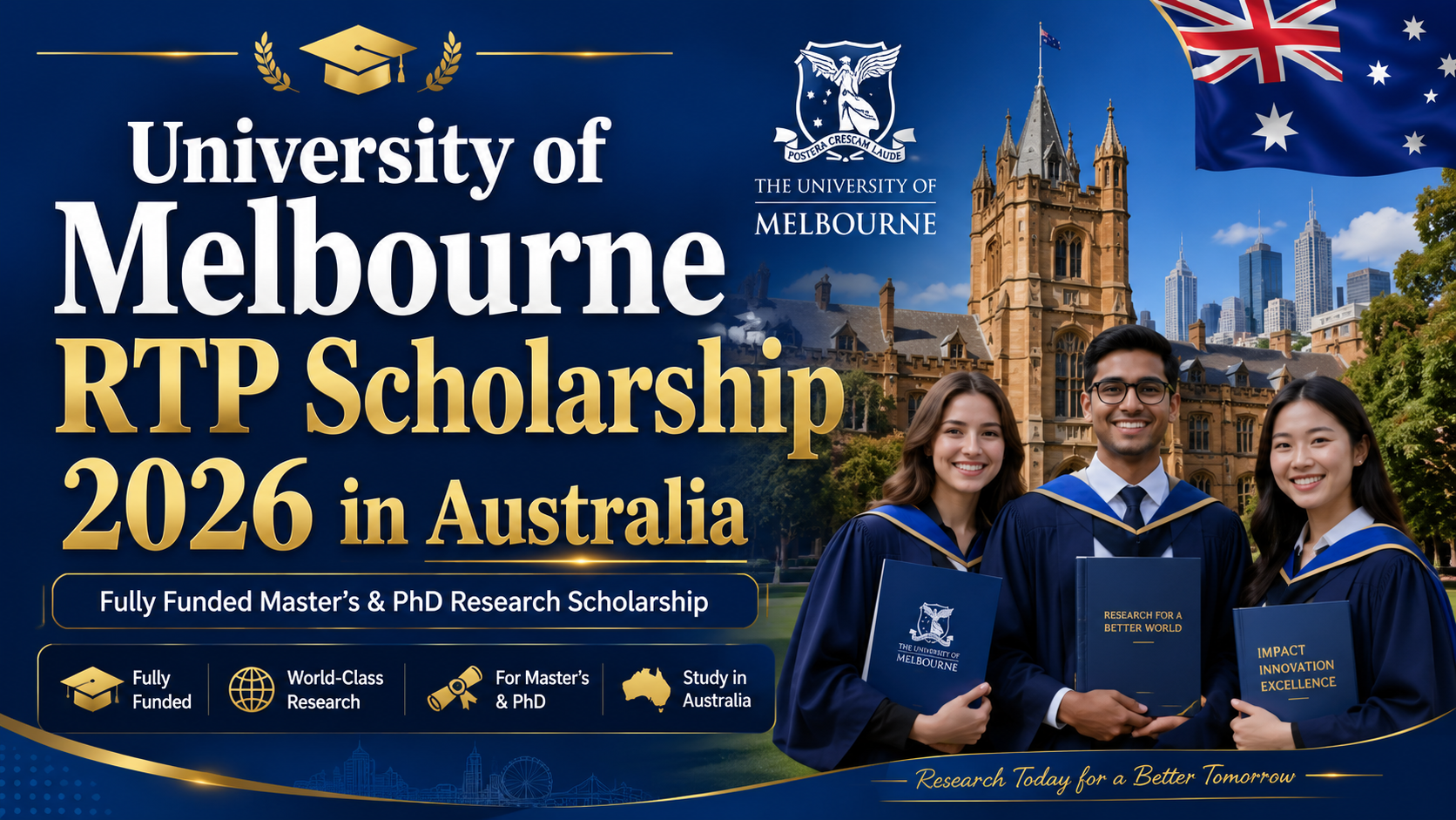 University of Melbourne RTP Scholarship 2026
