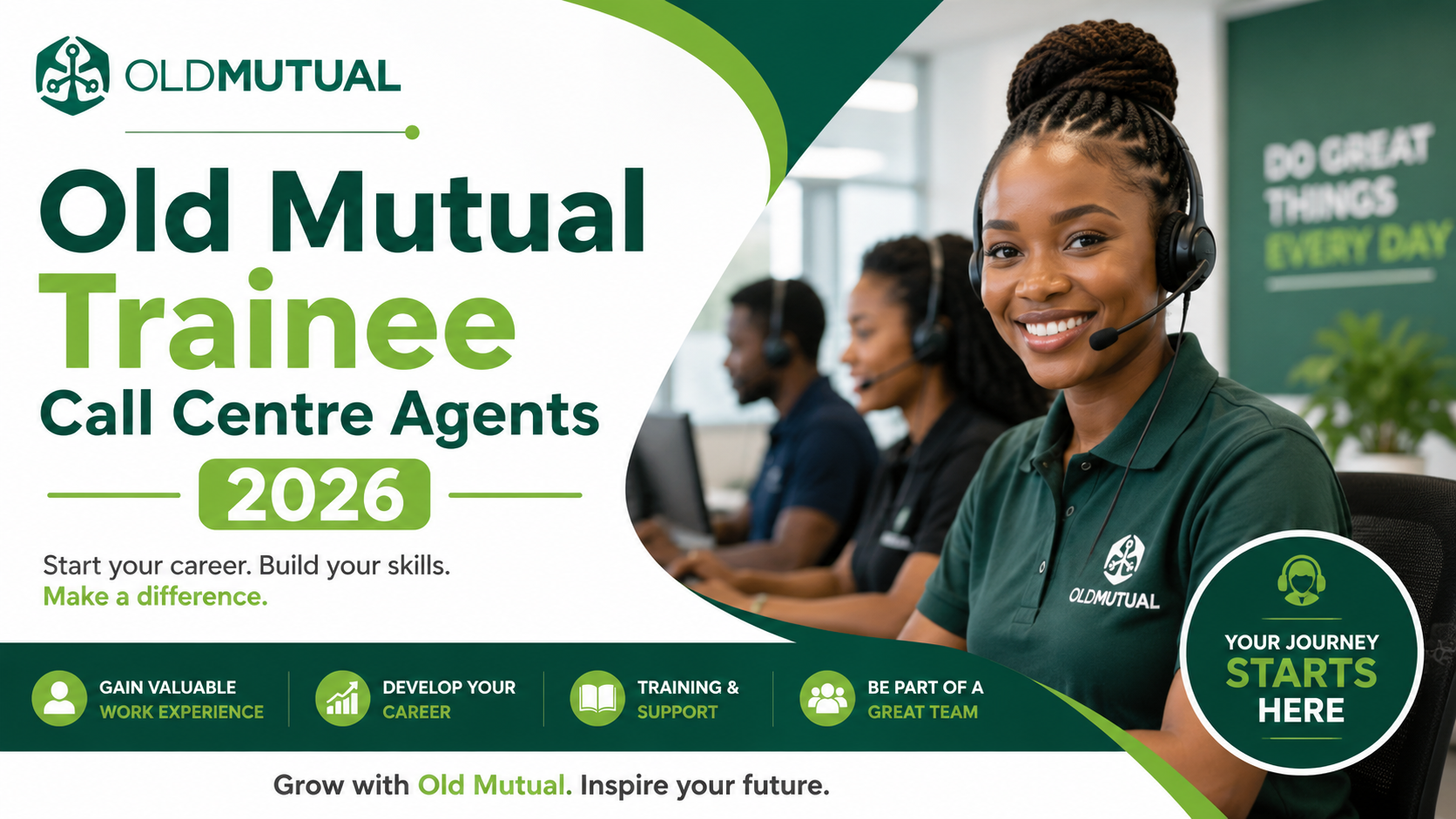 Old Mutual Trainee Call Centre Agents