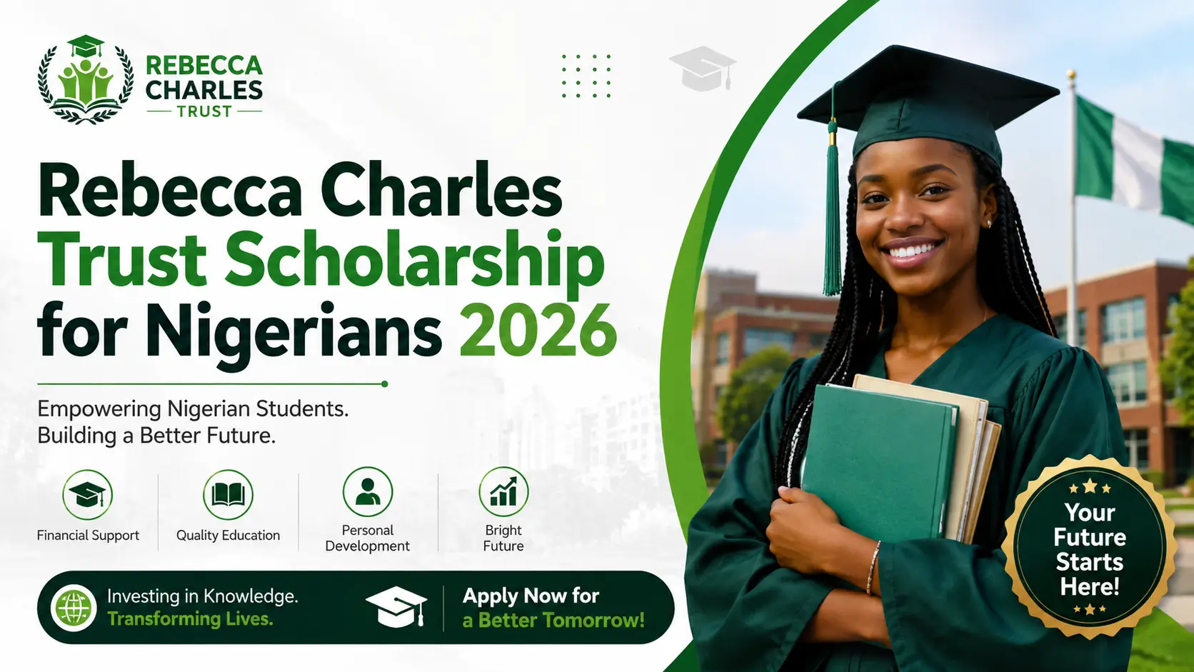 Rebecca Charles Trust Scholarship for Nigerians 2026