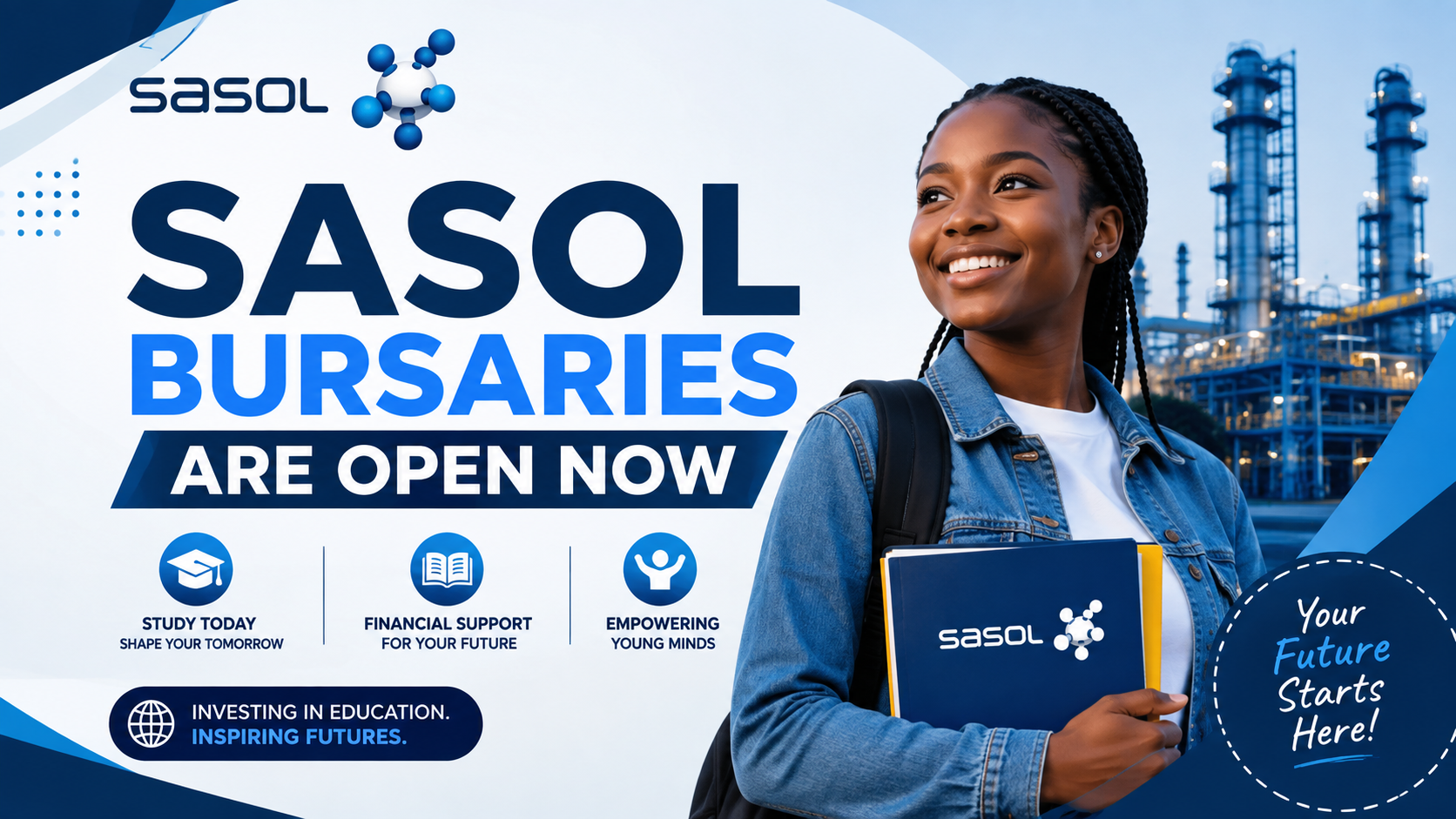 SASOL Bursaries Are Open Now