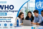 WHO Internship Program