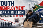 Youth Unemployment Tops 5 Million in South Africa in Q2 2026